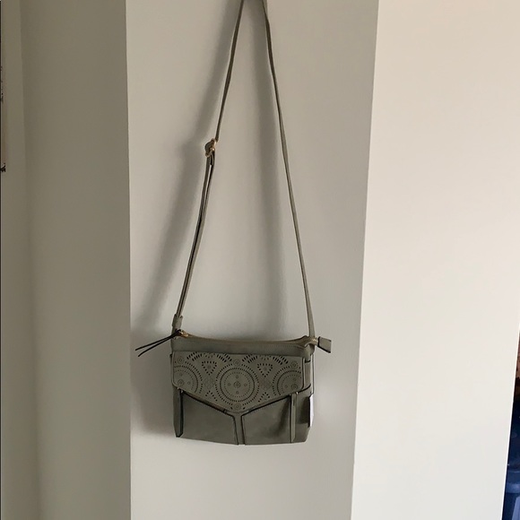 Handbags - Suede olive green purse
